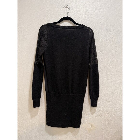AllSaints Sweater Dress or Long Tunic Wook Silk Lace Combo  Us2 - Picture 2 of 5